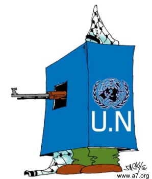 UN providing support and refuge for Arab Palestinian terror groups.