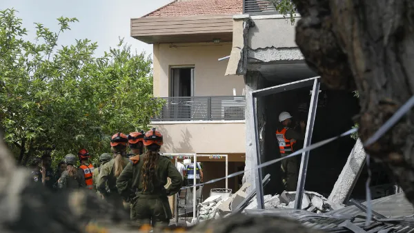 Ashkelon house hit by a rocket from Gaza