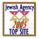 Jewish Agency Top 10 Site Award