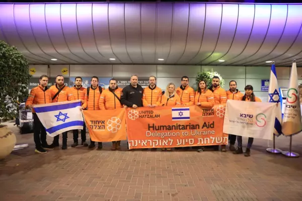 United Hatzalah delegation to Ukraine