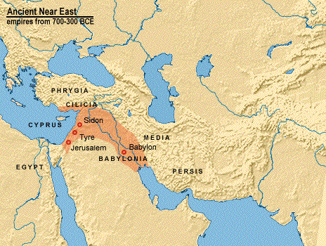 Babylonian Empire map