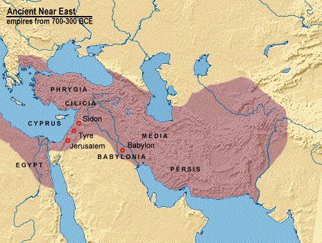 Persian Empire map